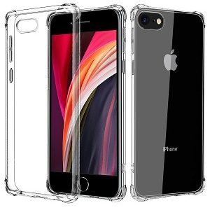 Crystal Clear Shockproof Case Cover for Apple iPhone SE 2nd Gen 2020