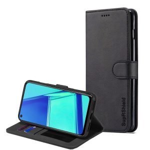 Nokia 1.3 Wallet Card Pocket Leather Flip Case Cover (Black)