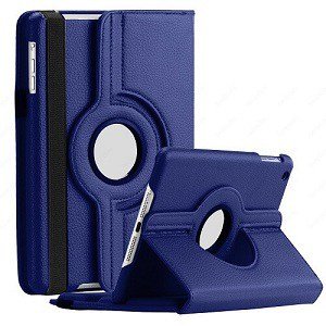 Galaxy Tab A7 2020 Rotating Case Cover (Navy Blue)