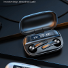 Lenovo QT81 Bluetooth 5.0 Headphones Earbuds Wireless Headsets Stereo Touch Keys 1200mAh Charging Box - Black