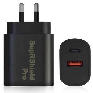 25W Dual PD +USB QC3.0 Fast Charging AU Plug Wall Charger For Samsung Galaxy S21 FE S20 FE S21 S21+ S21 Ultra S22 S22+ Note 20 Ultra