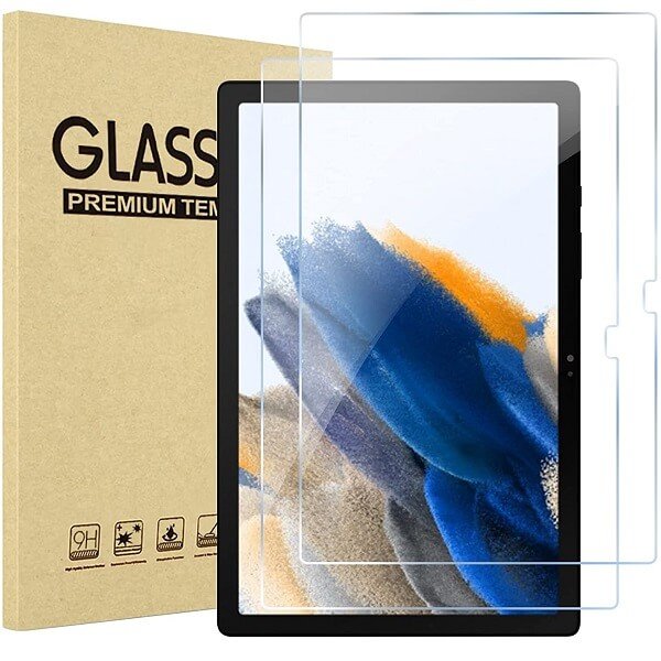(2 Pack) Samsung Galaxy Tab A8 10.5 inch (2021) SM-X200 X205 Tempered Glass LCD Screen Protector Film Guard