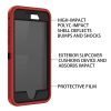 Apple iPhone 78 Case Drop Resistant Defender Tradies Heavy Duty Rugged Shockproof Tough Cover (Red)