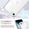 Apple iPhone SE 2022 Clear Case Slim With 4 Corners [Shock Absorption] Hard Back Soft Bumper Cover